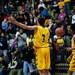 Ypsilanti junior Janeau Joubert celebrates after defeating Huron 66-58 on Friday, March 8. Daniel Brenner I AnnArbor.com